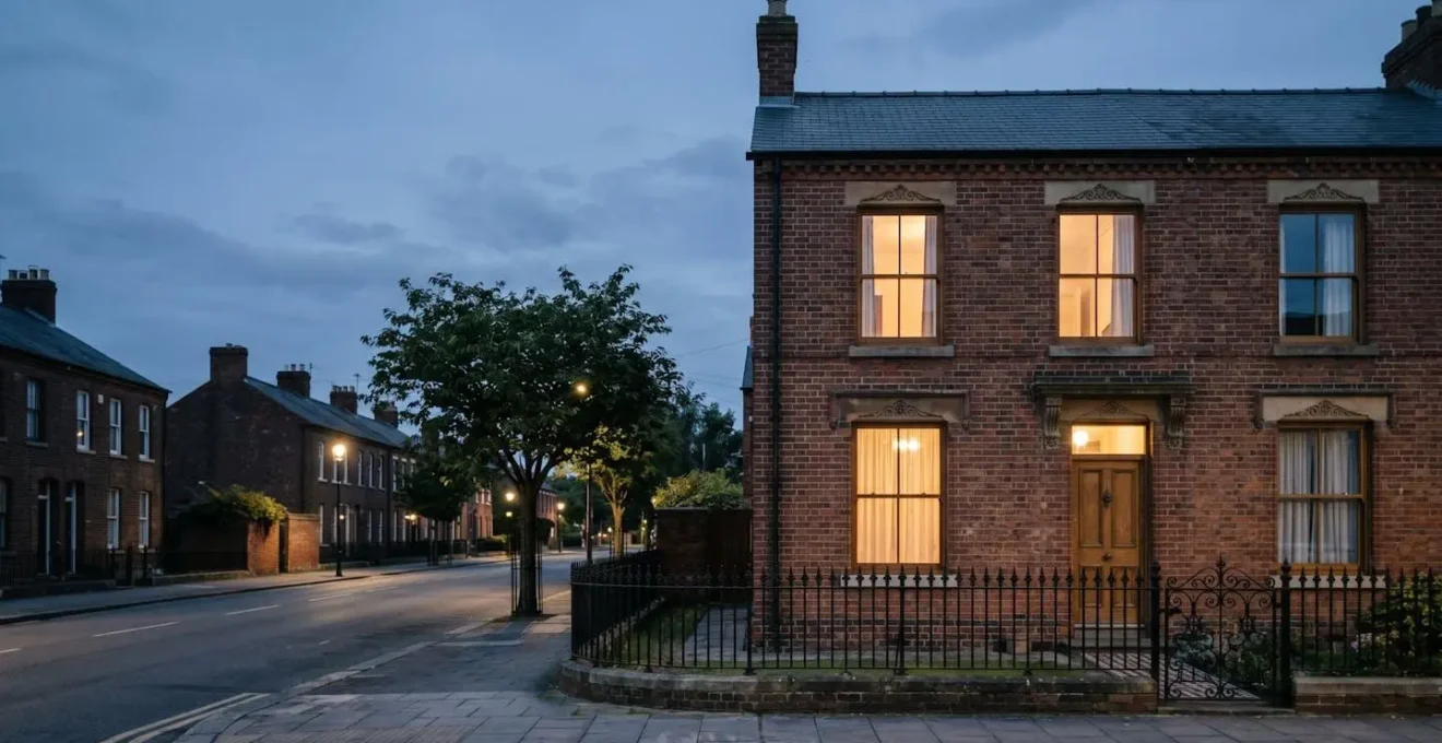English Victorian terrace house highlighting energy efficiency challenges under new rental property regulations