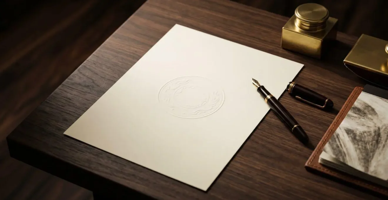 Professional close-up of solicitor's verification letter with official seal illustrating the credibility-building process for prime London property access
