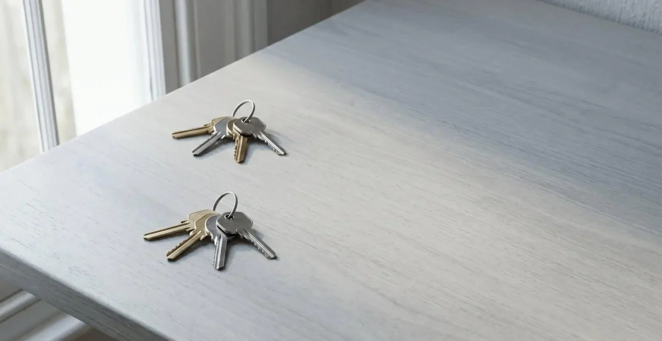 Minimalist environmental photograph representing strategic timing decision for property transactions in England